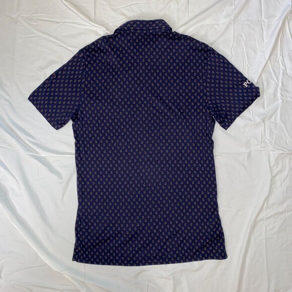 Simple Men's Polo Quarter Button T-Shirt - Picture 4 of 4